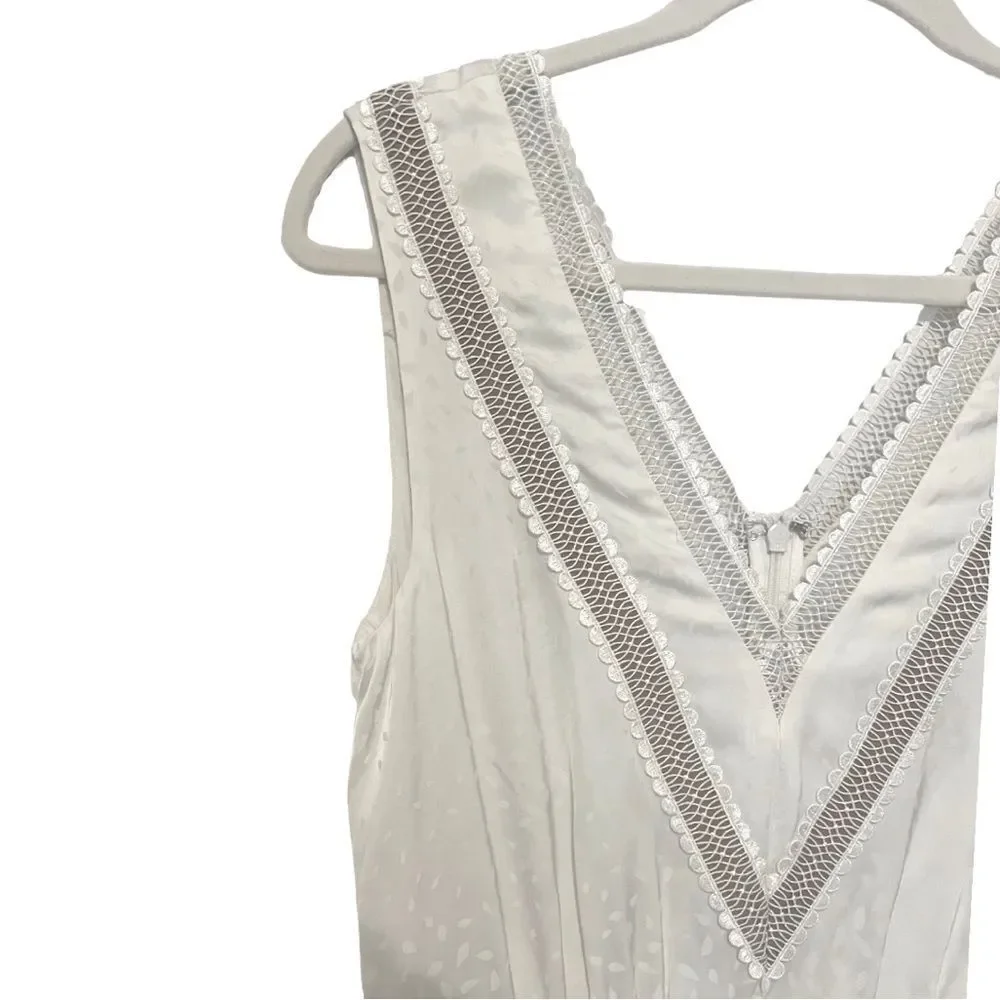 Self portrait white vintage look maxi dress - Picture 7 of 12